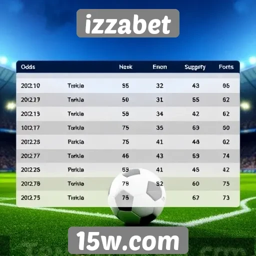 Comparativo de odds em diferentes modalidades no izzabet